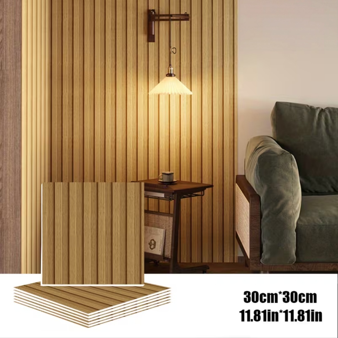 Wall Panel 3D Texture - Panel PVC 2D Perekat Sendiri Motif
