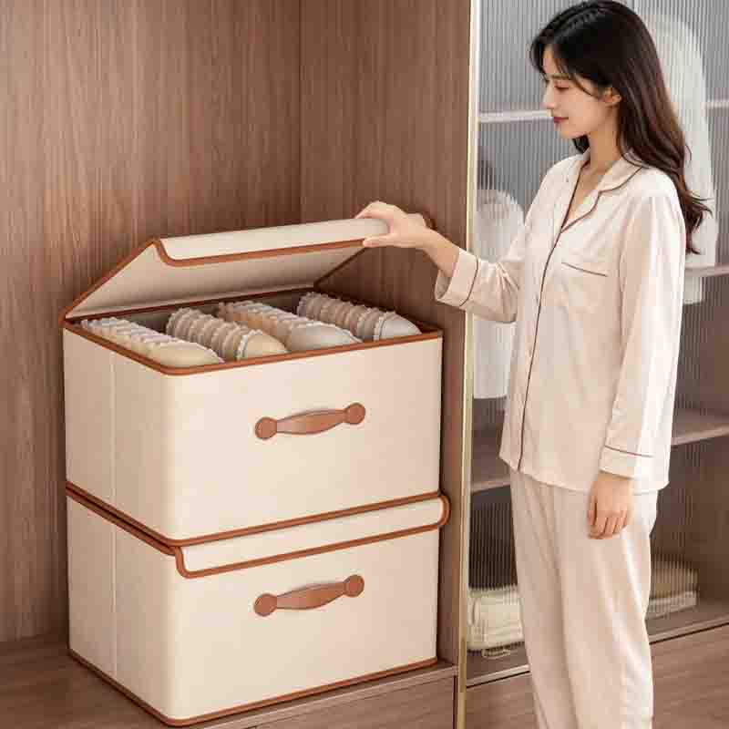 Woven Basket Set - Kotak Penyimpanan Pakaian Dalam Berkapasitas Besar