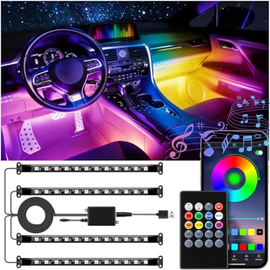 Interior Design Apps - Lampu LED Interior Mobil, Pencahayaan Ambient