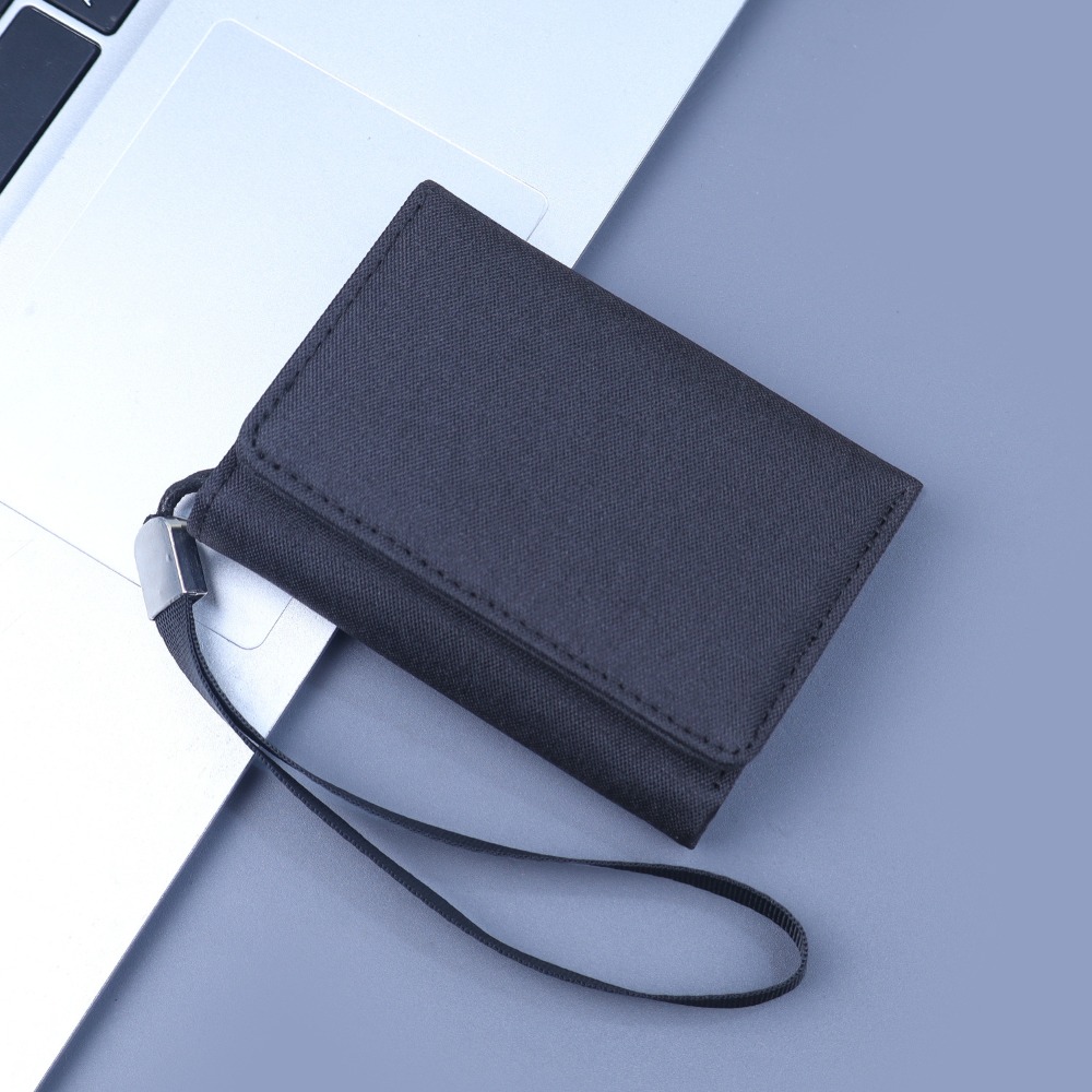 Interior Design Vintage Style - Dompet Pendek Pria Bahan Kanvas Gaya