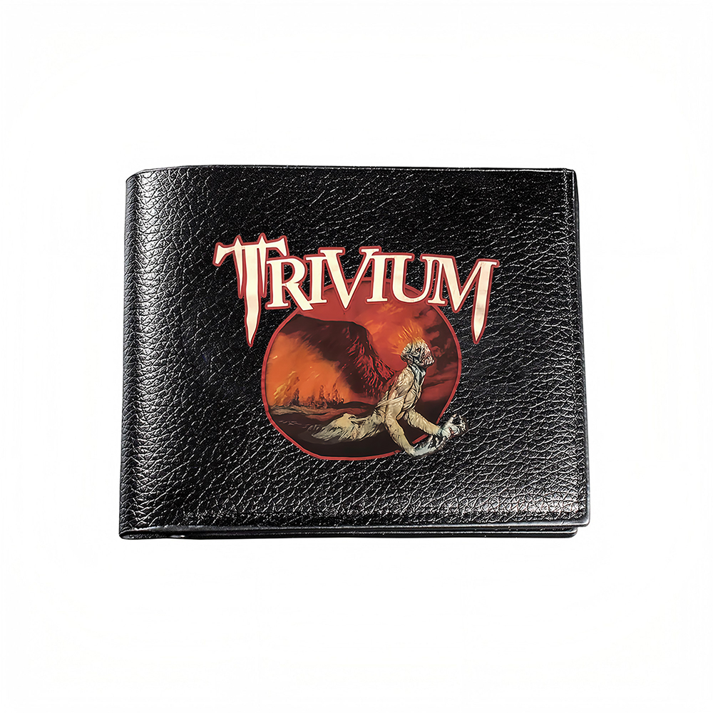 Interior Design Landscape - Dompet Pria Desain Logo Band Trivium