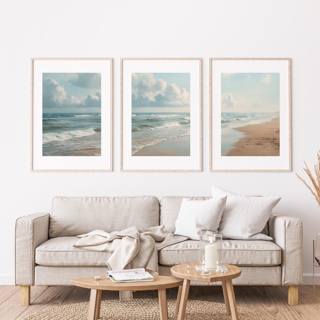 Set berisi 3 Lukisan Cetak Tri - Abstract Canvas Set ulasan dan harga