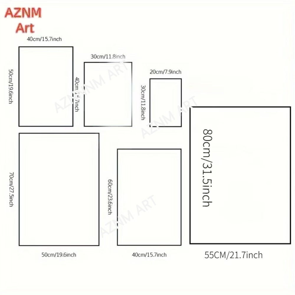 1/3 Buah Set Seni Dinding Kanv - Abstract Canvas Set ulasan dan harga