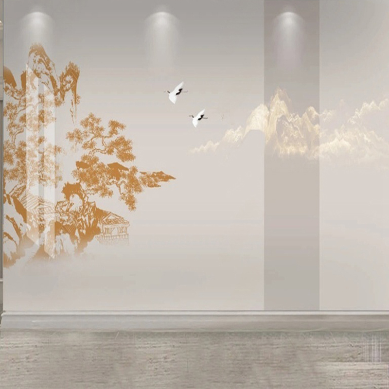 Wallpaper Mural Pinus & Derek  - Interior Design Landscape ulasan dan harga
