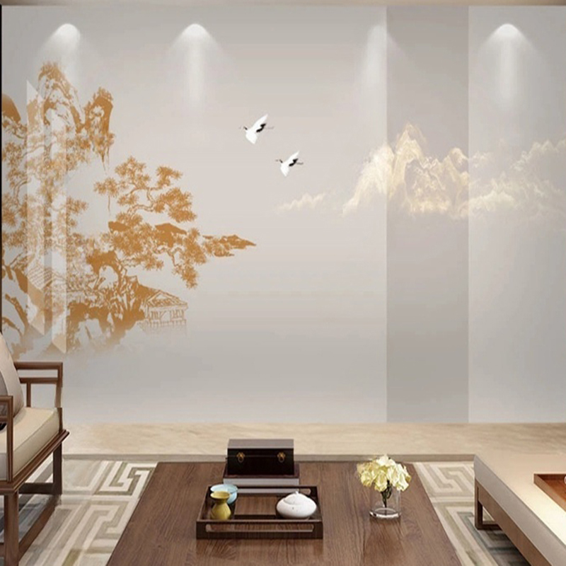 Wallpaper Mural Pinus & Derek  - Interior Design Landscape ulasan dan harga