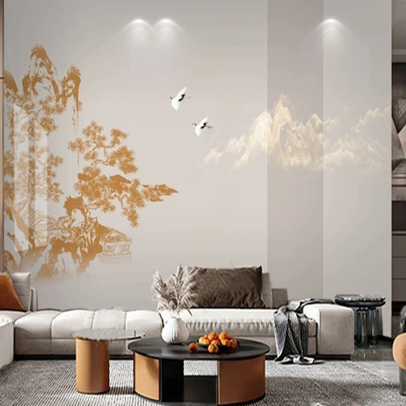 Wallpaper Mural Pinus & Derek  - Interior Design Landscape ulasan dan harga