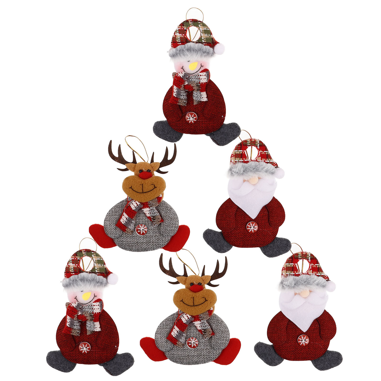 6 Buah Hiasan Gantung Natal Ke - Interior Design Xmas ulasan dan harga