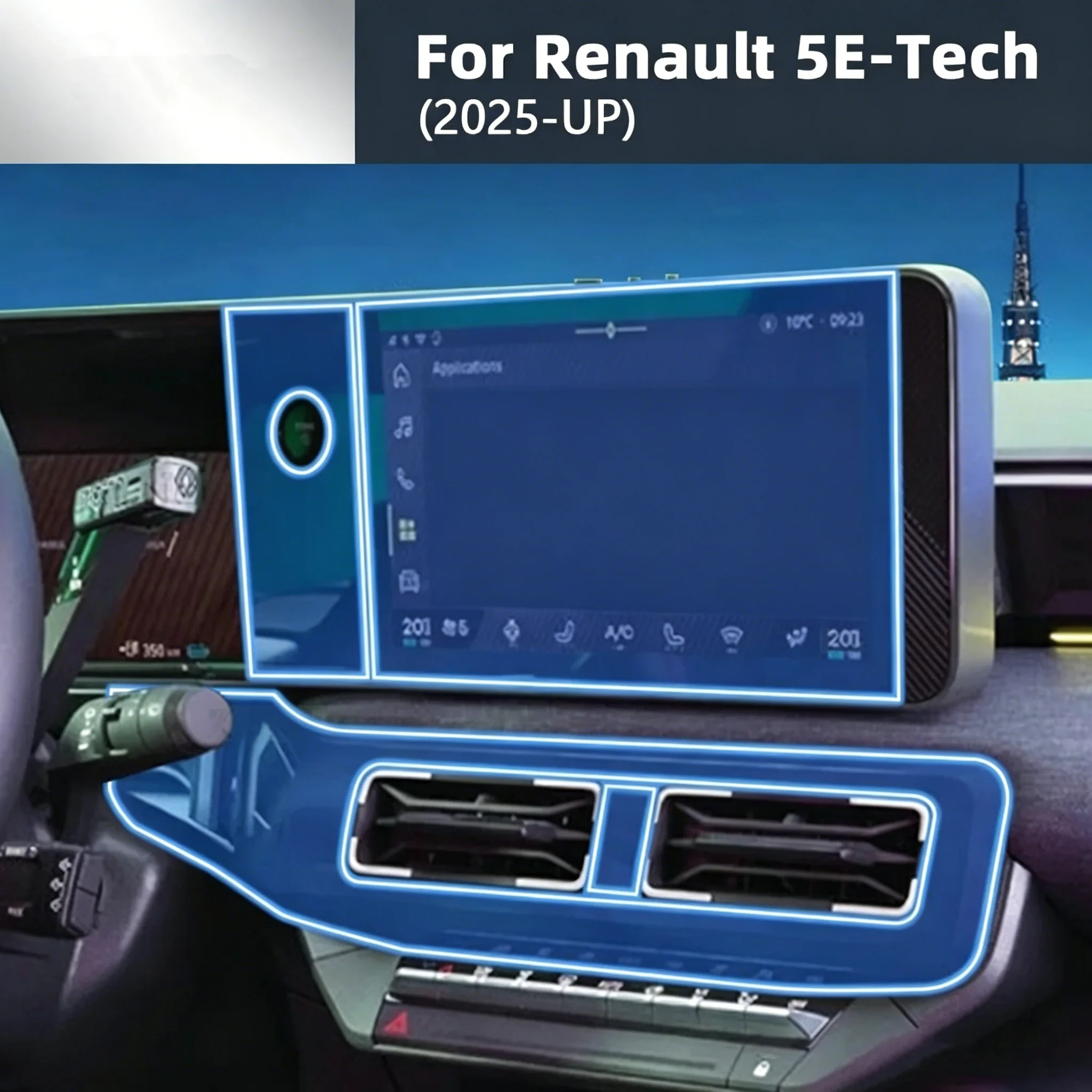 Untuk Renault 5 E-Tech 2025-20 - Interior Design Tech ulasan dan harga