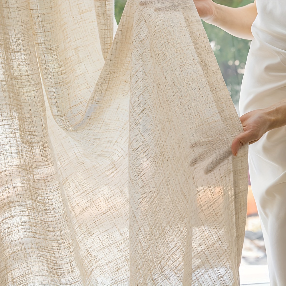 1 Buah Tirai Jendela Tebal Min - Linen Curtain Eyelet ulasan dan harga