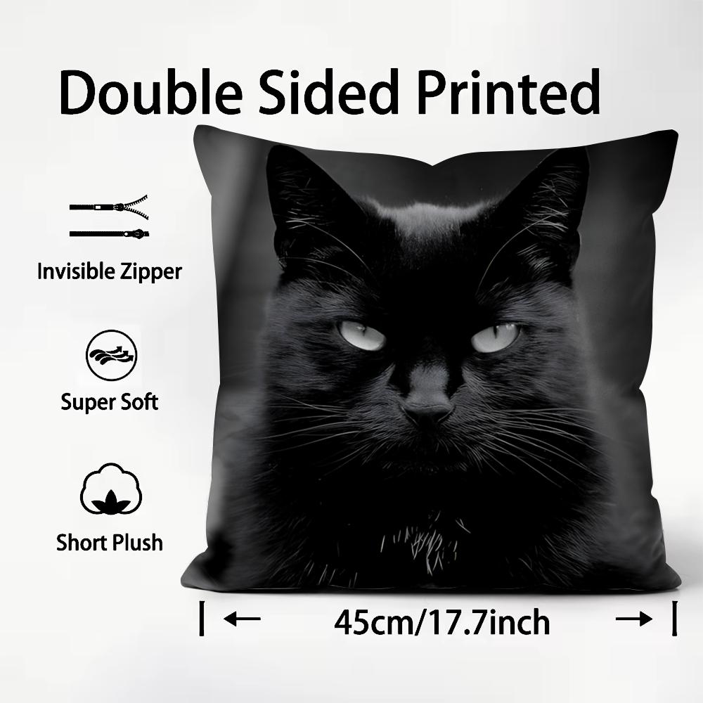 Sarung Bantal Lucu Kucing Hita - Interior Design Whimsical ulasan dan harga