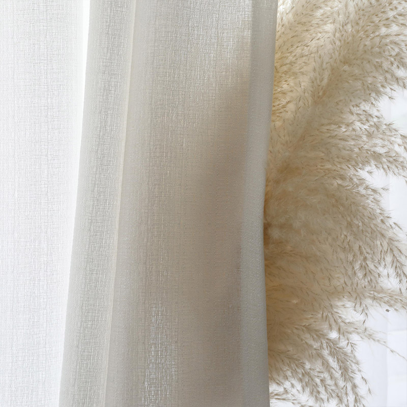 Fonflora tirai Tulle tebal put - Linen Curtain Eyelet ulasan dan harga