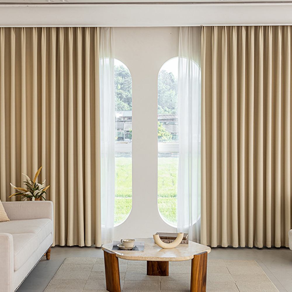 Gorden Blackout Chenille Tebal - Linen Curtain Eyelet ulasan dan harga