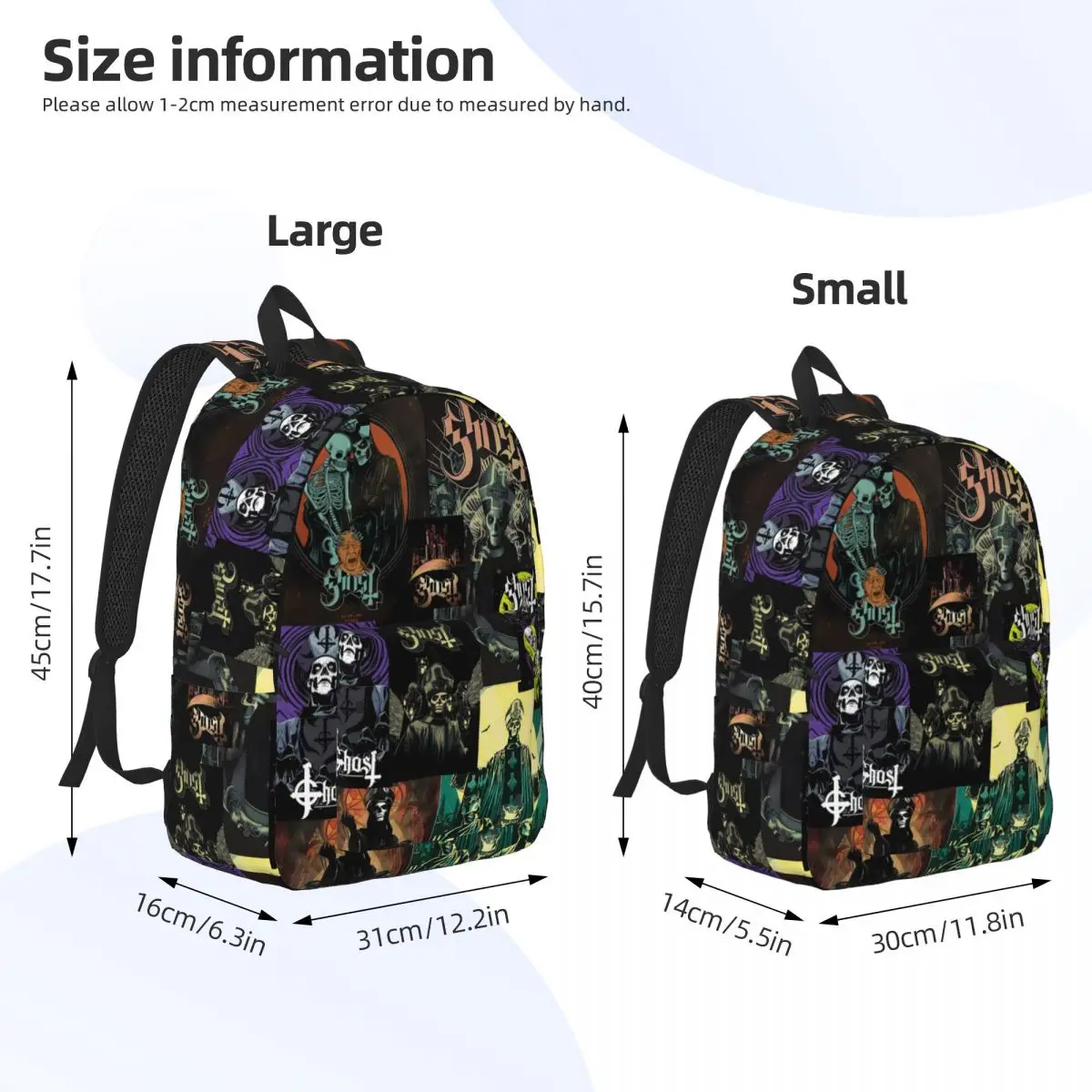Tas Ransel Kustom Ghost Band,  - Interior Design Xmas ulasan dan harga