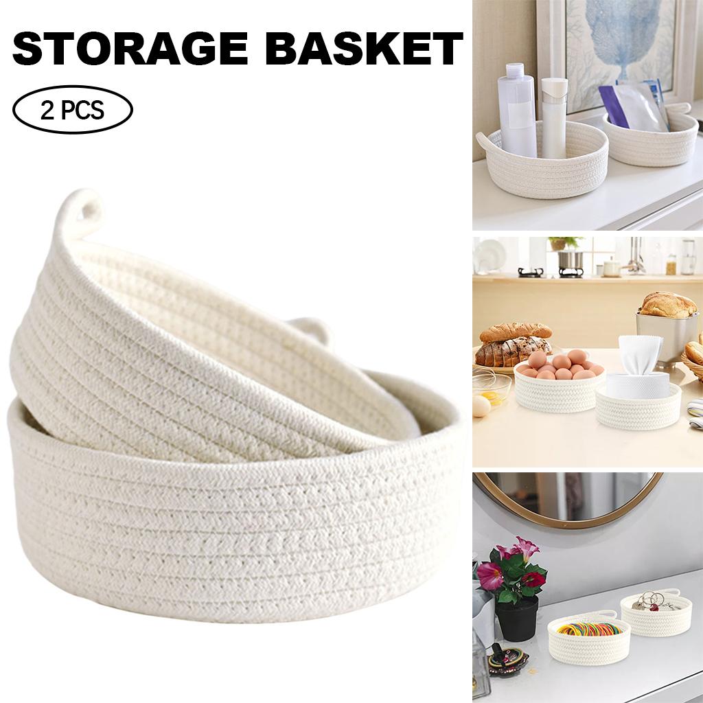 Set Keranjang Anyaman Tali Kat - Woven Basket Set ulasan dan harga