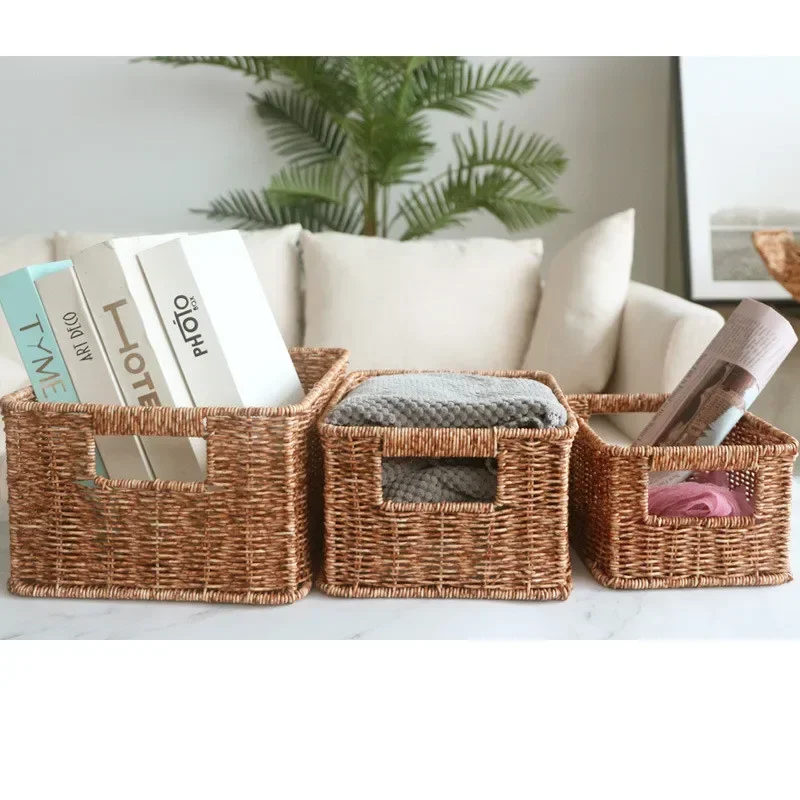 Keranjang Penyimpanan Anyaman  - Woven Basket Set ulasan dan harga