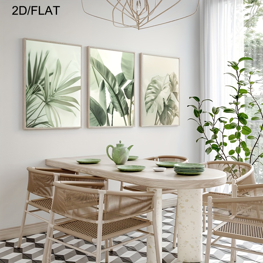 Frameless2D Flat, 3 buah/set L - Abstract Canvas Set ulasan dan harga
