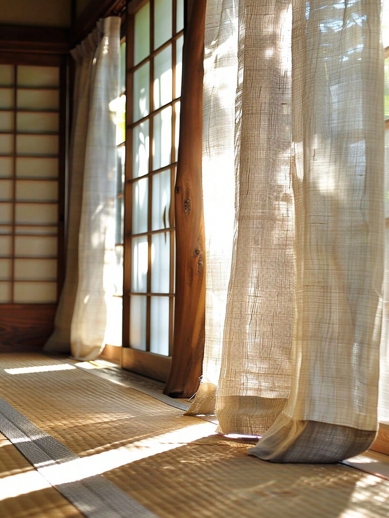 Penjualan laris kualitas tingg - Linen Curtain Eyelet ulasan dan harga