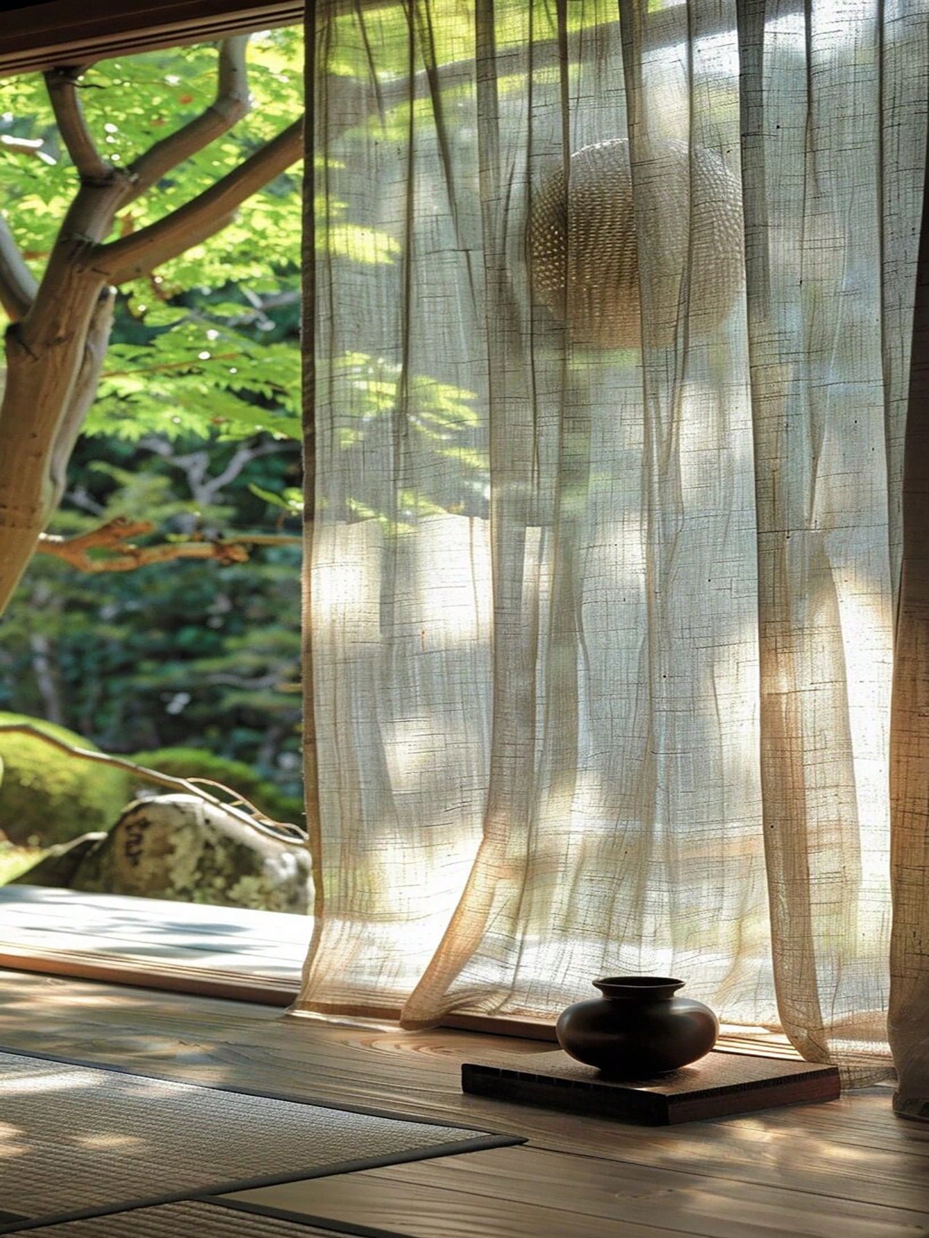 Penjualan laris kualitas tingg - Linen Curtain Eyelet ulasan dan harga