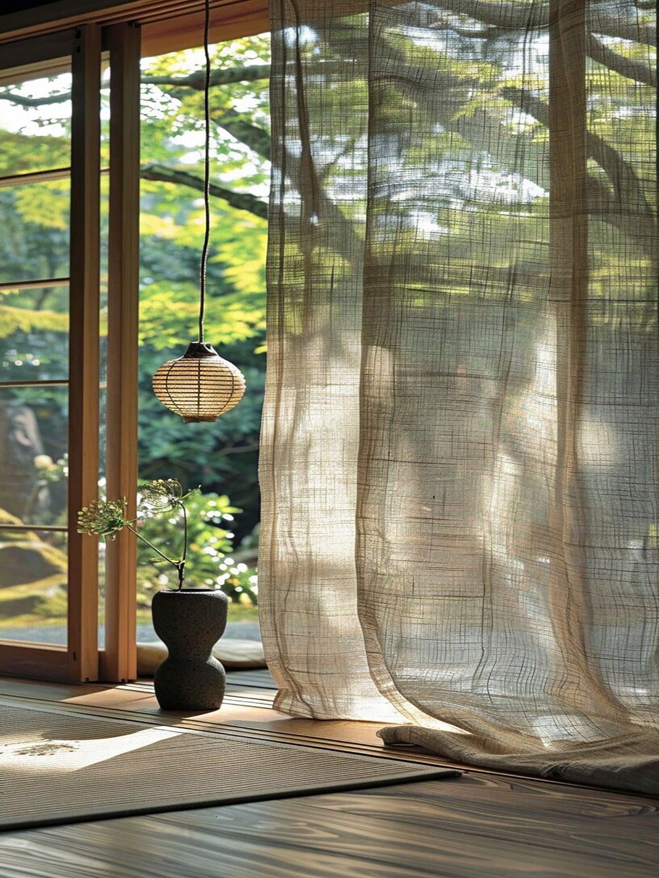 Penjualan laris kualitas tingg - Linen Curtain Eyelet ulasan dan harga