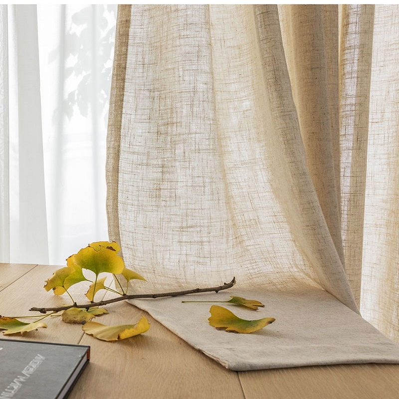 Gorden Linen Modern untuk Ruan - Linen Curtain Eyelet ulasan dan harga