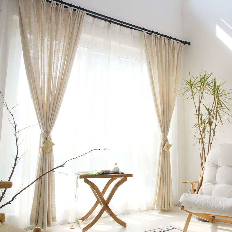 Gorden Linen Modern untuk Ruan - Linen Curtain Eyelet ulasan dan harga