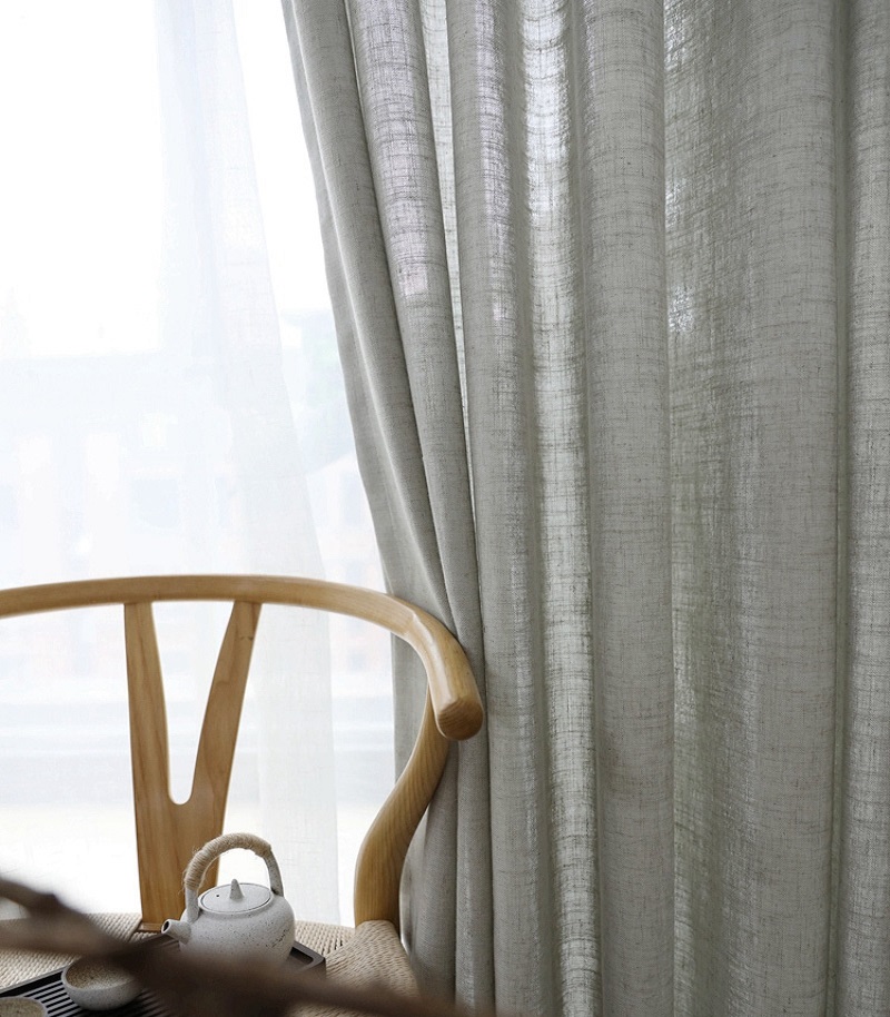 Gorden Linen Modern untuk Ruan - Linen Curtain Eyelet ulasan dan harga