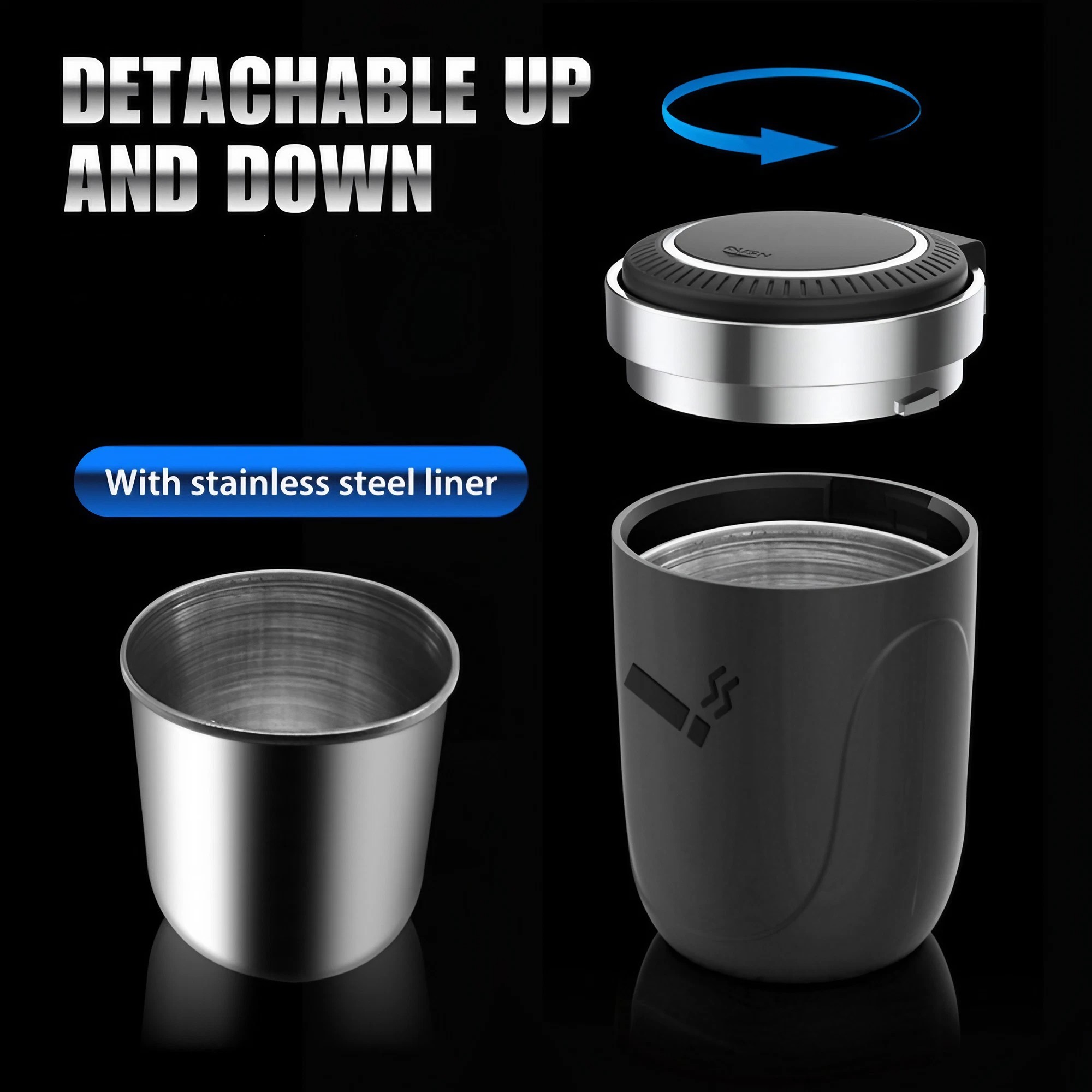 Asbak Mobil dengan Lampu LED,  - Interior Design Whimsical ulasan dan harga