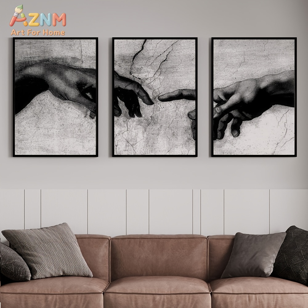 3 Buah Set Cetakan Seni Dindin - Abstract Canvas Set ulasan dan harga
