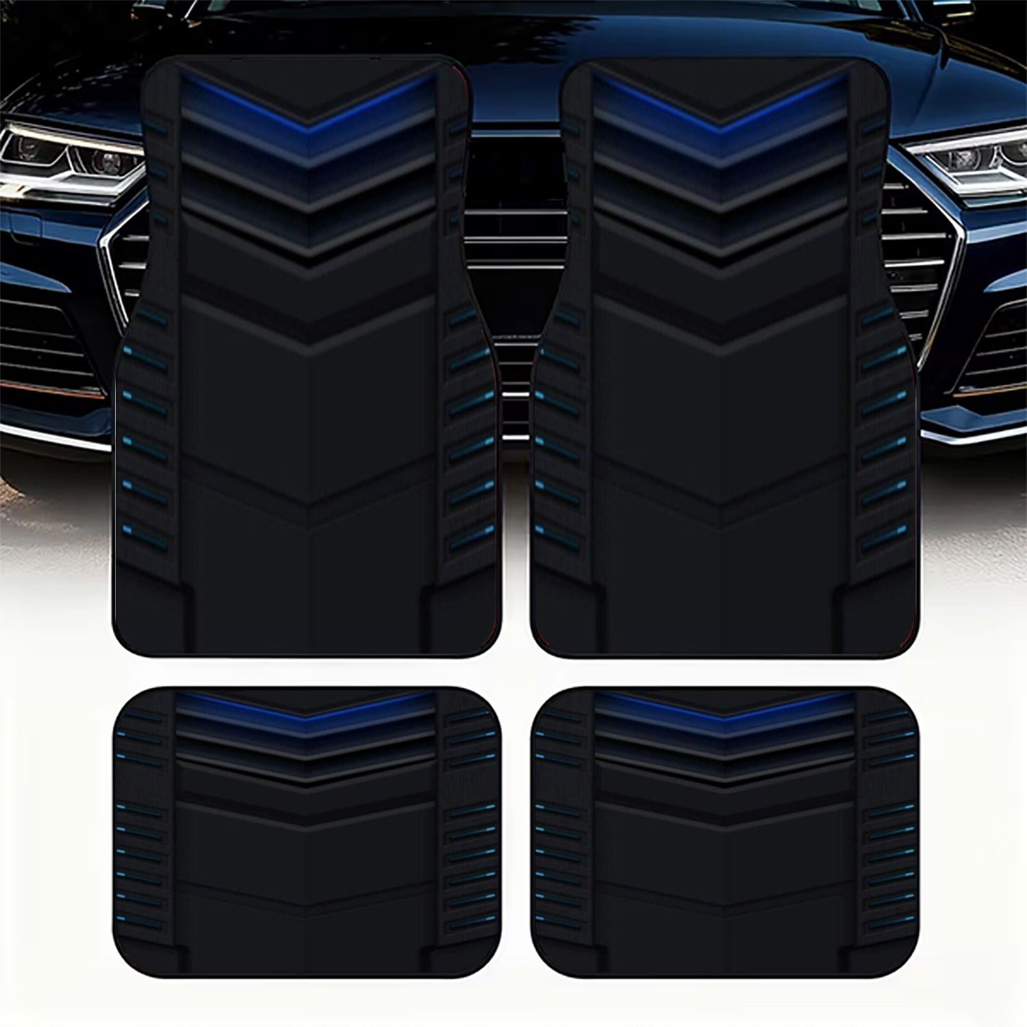 4pcs Karpet Mobil, Desain Futu - Interior Design Tech ulasan dan harga