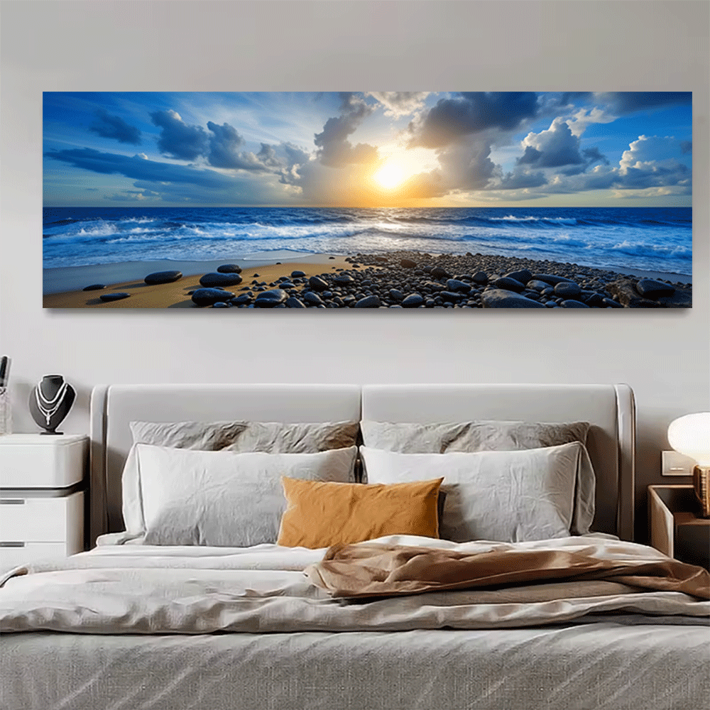 1 Buah-Poster Kanvas Tanpa Bin - Interior Design Landscape ulasan dan harga