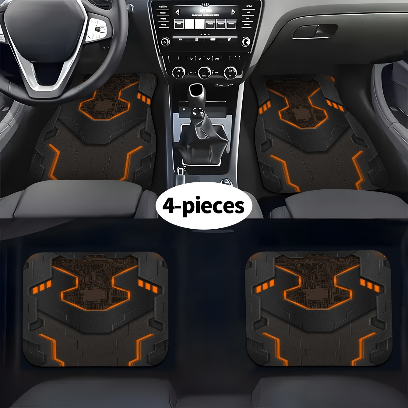 4pcs Set Karpet Mobil Semua Mu - Interior Design Tech ulasan dan harga