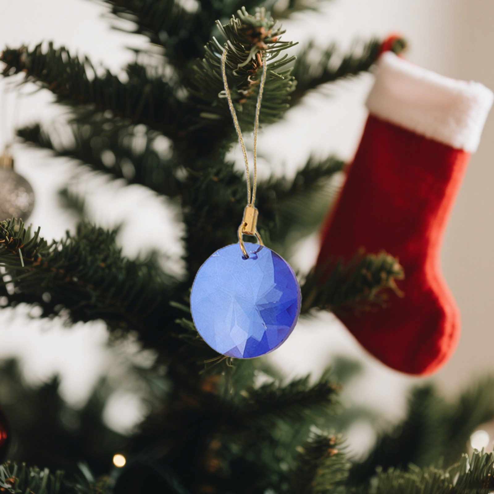 12 buah Hiasan Gantung Prisma  - Interior Design Xmas ulasan dan harga