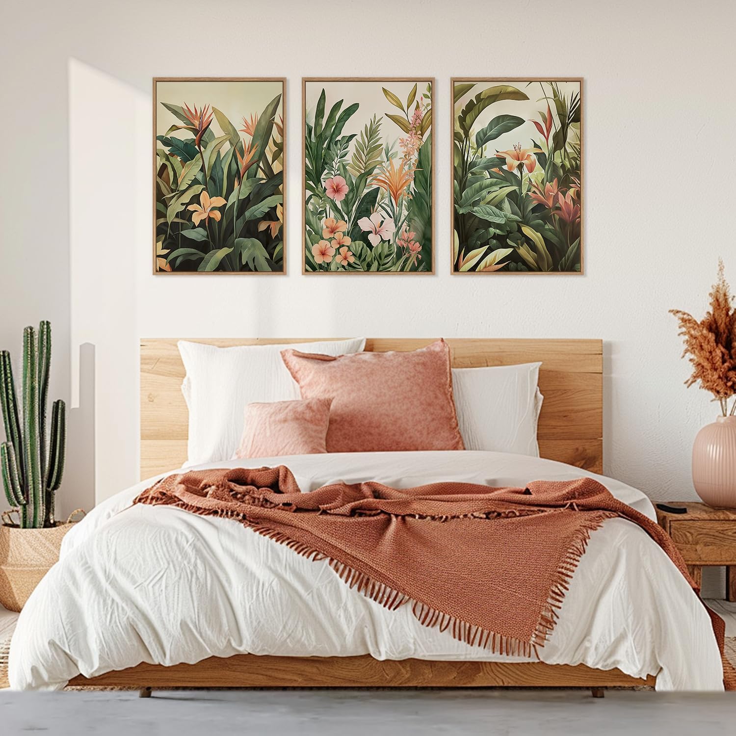 3 Buah/Set Lukisan Kanvas Tanp - Abstract Canvas Set ulasan dan harga