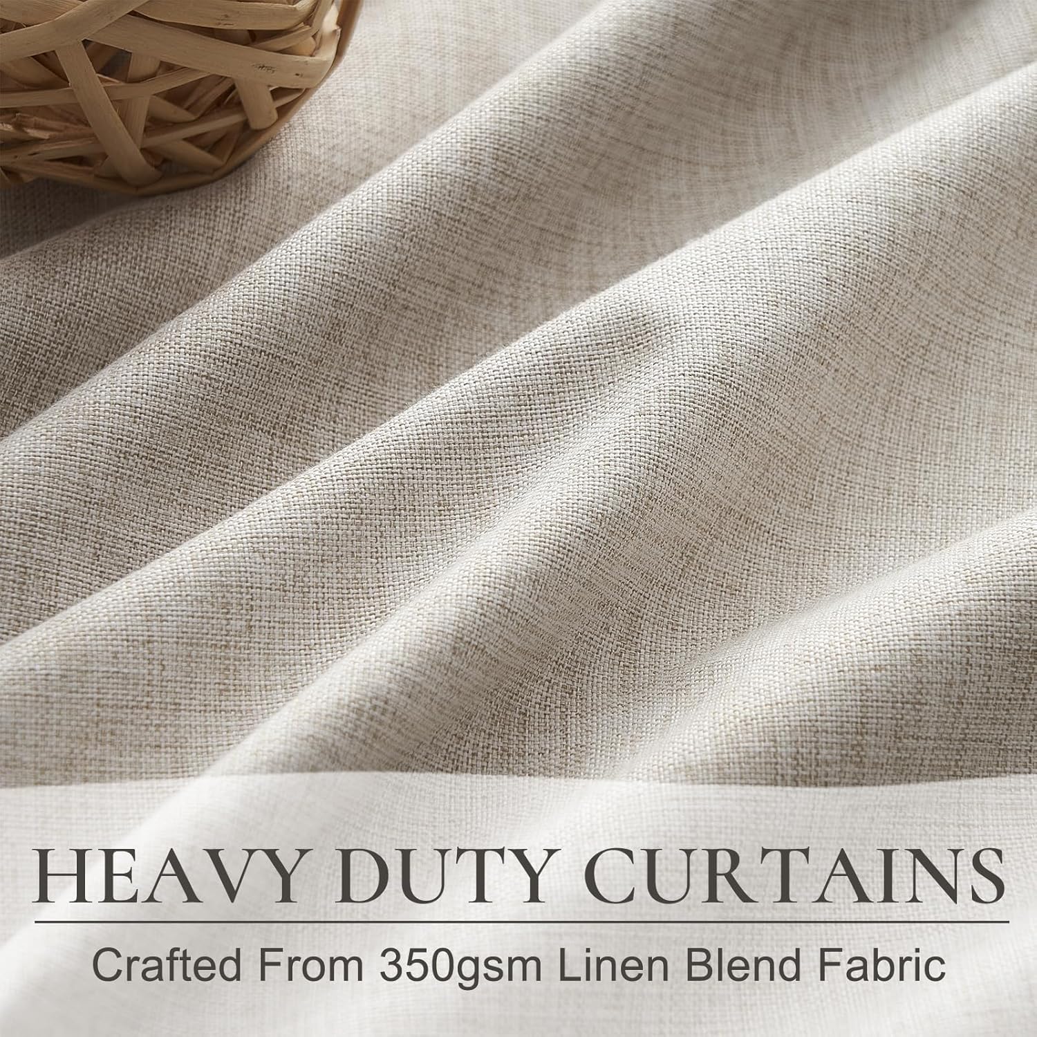 Gorden Linen Blackout Alami, I - Linen Curtain Eyelet ulasan dan harga